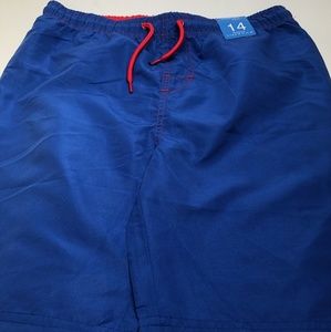 🟪 Blue swim trunks